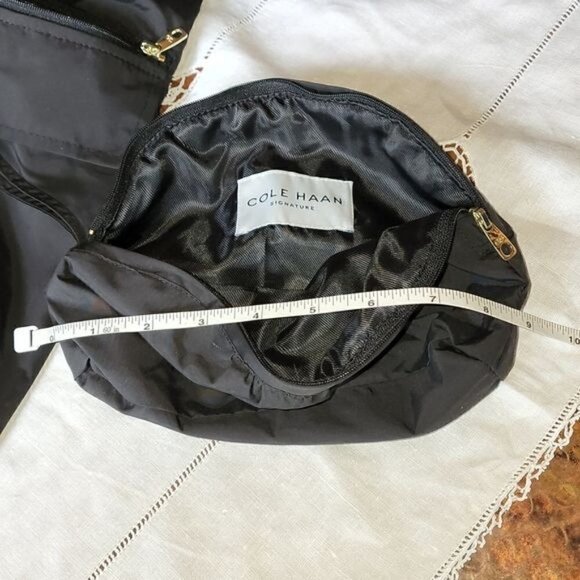 Cole Haan Signature Embellished Hooded Cinched Pocketed Full Zipper Sz M Jacket - Picture 12 of 14